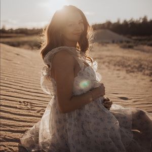 Bridgerton empire waist baby doll dress